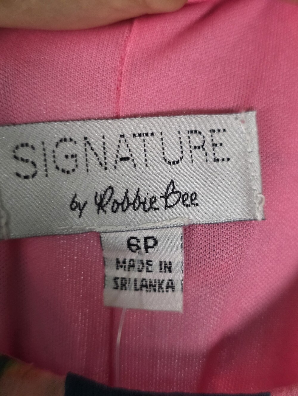 Signature by Robbie Bee Pink Floral Pleated Maxi Dress 6P Sleeveless $99 - Picture 6 of 10